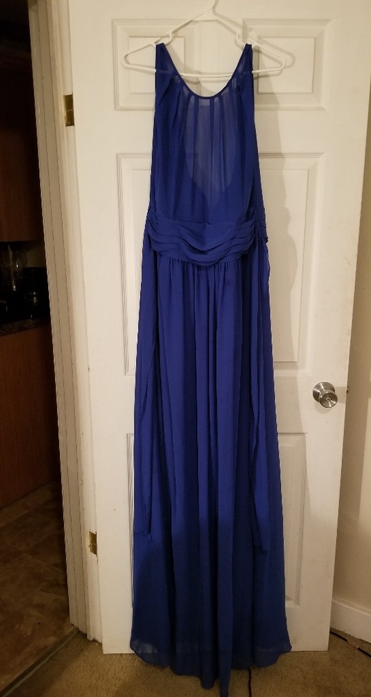 Royal Blue Bridesmade Dress
